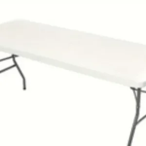 6 ft Table Cloth (white)