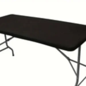 6ft Table Cloth (black)